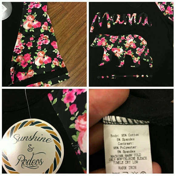 SOLD !!!!Mama Bear Top - Picture 3 of 3